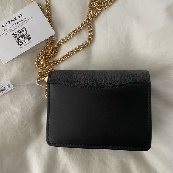 Coach: Mini Wallet with Chain NWT - Picture 5 of 5